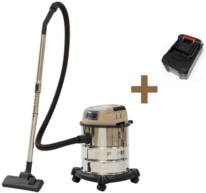 신일 무선 업소용 청소기 건습식 매장 사무실 영업용 6000mA, 탄베이지+실버+블랙, SVC-WL20HS(배터리1개)