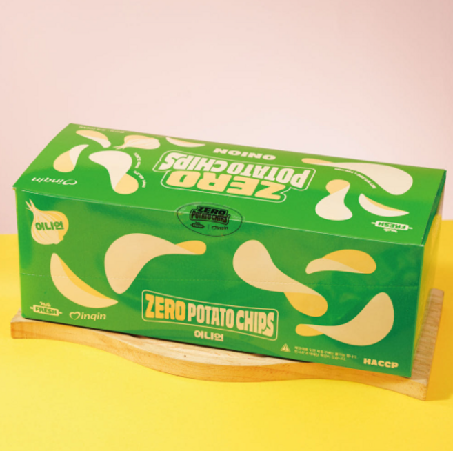 [메타프레쉬] 제로감자칩 어니언 1박스세트 글루텐프리 트랜스지방제로 무글루텐 스낵 판판감자칩, 420g, 1개