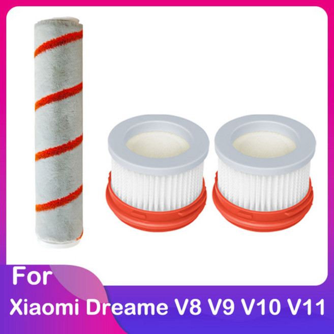 Xiaomi Dreame V8 V9 V9B V9P XR V10 V11 무선 휴대용 진공 청소기와 호환되는 메인 브러쉬 Hepa 필터 액세서리 부품, Set 1, 05 Set 1, 1개