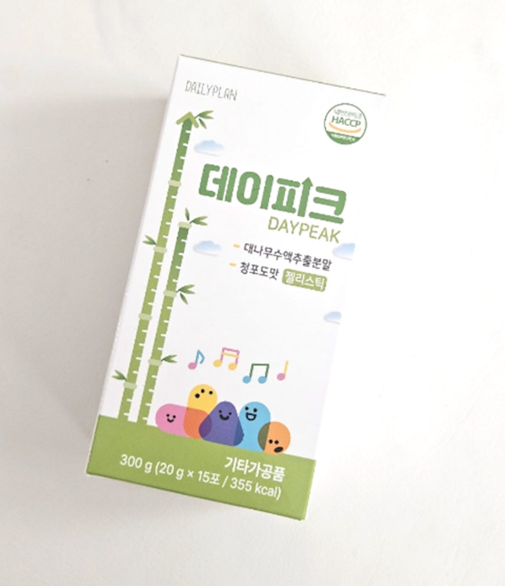 데일리플랜 데이피크 청포도맛 젤리스틱, 2박스, 15회분