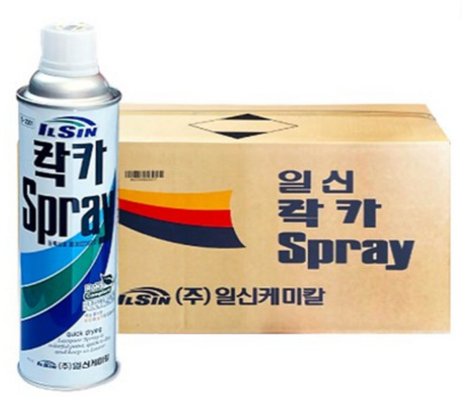 일신 락카 스프레이 페인트 도색 리폼 도장 기타, 백색, 420ml, 40개
