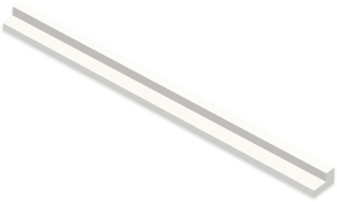 인테리어 몰딩 DIY 마이너스몰딩 25MM X 15MM X 2400MM 리모델링, 25*15 169번 크림백색, 1개