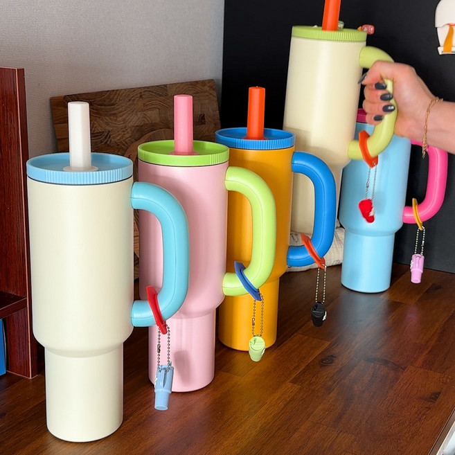 텀블앤 스텐 텀블러, 1개, 1.2L, 시트러스그린