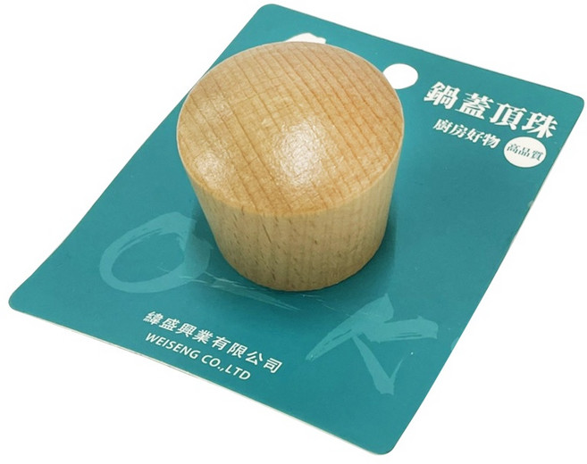 O-Ki 原木鍋蓋頭, 1個, 原木色