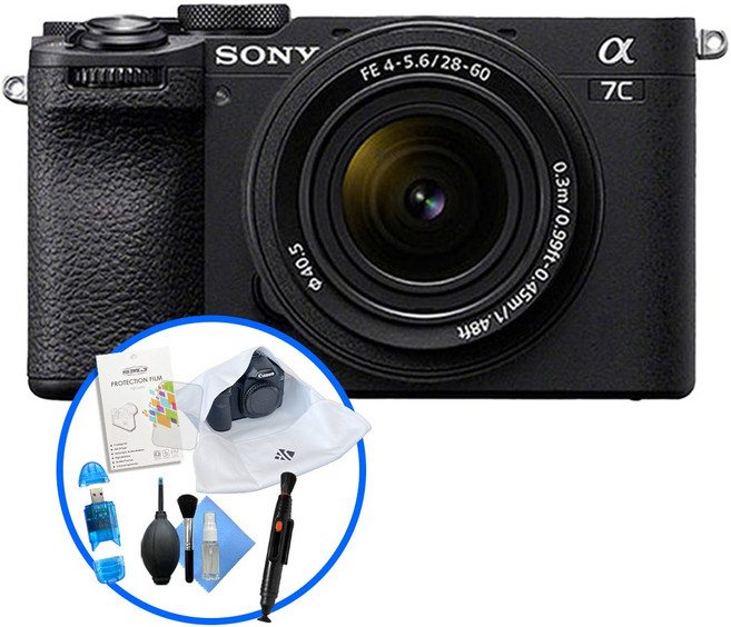 5위 - [포토리뷰이벤트] 소니 A7C2 + FE 28-60mm KIT + 입문용 6종 패키지 (슬림 MCUV 필터 