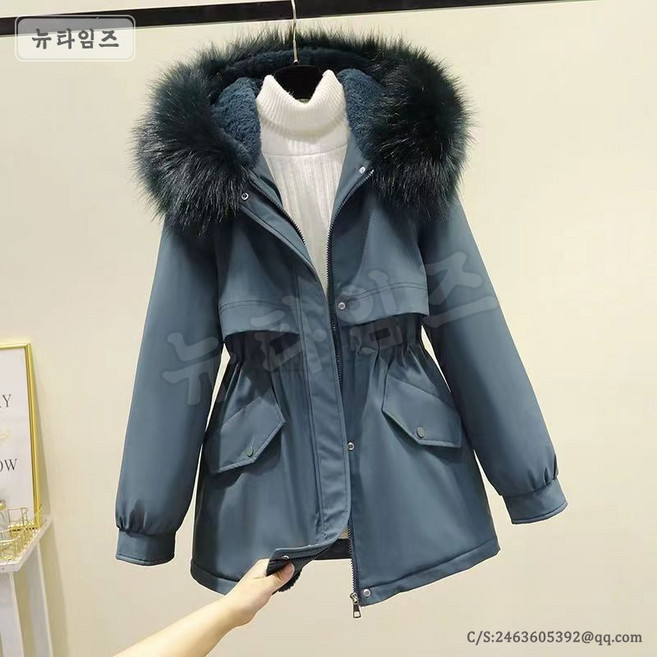 여성용 패딩 자켓 4호 겨울 빅 퍼 칼라 패딩 숏 점퍼 YD 뉴타임즈 M018A015