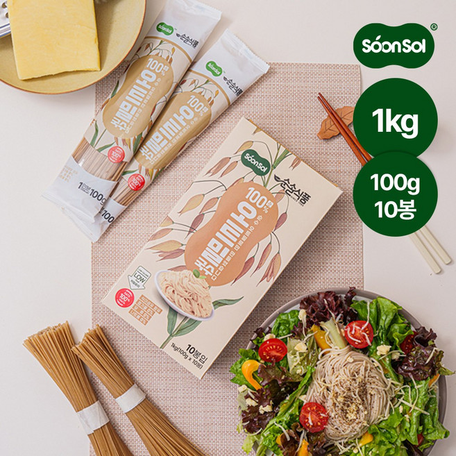 순솔 다이어트 100% 오트밀국수, 1kg, 1개