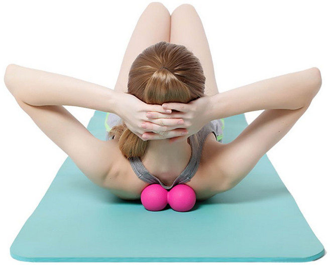 전신 땅콩볼 아킬레스건 마사지 장요근 마사지기 싱글, 블랙