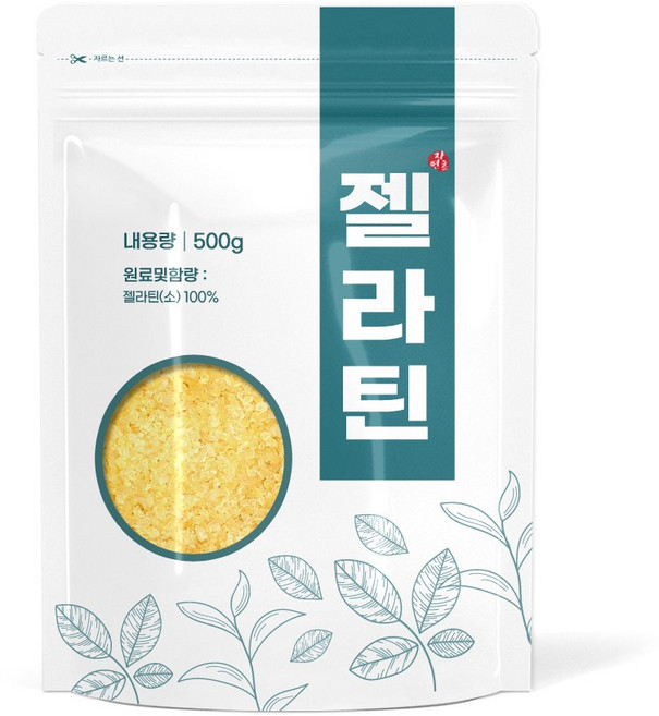 자연초 젤라틴 가루 분말 500g, 1개