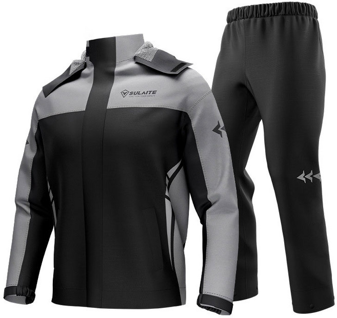 민트스쿨 오토바이 방수 우비 상하의 세트 우의 레인코트 MT903