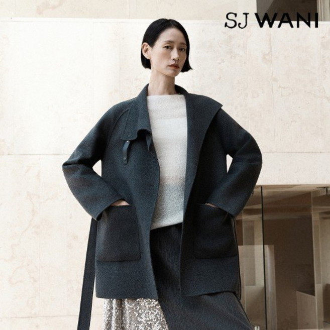 SJ와니 25FW 캐시미어 100 핸드메이드 코트 1종