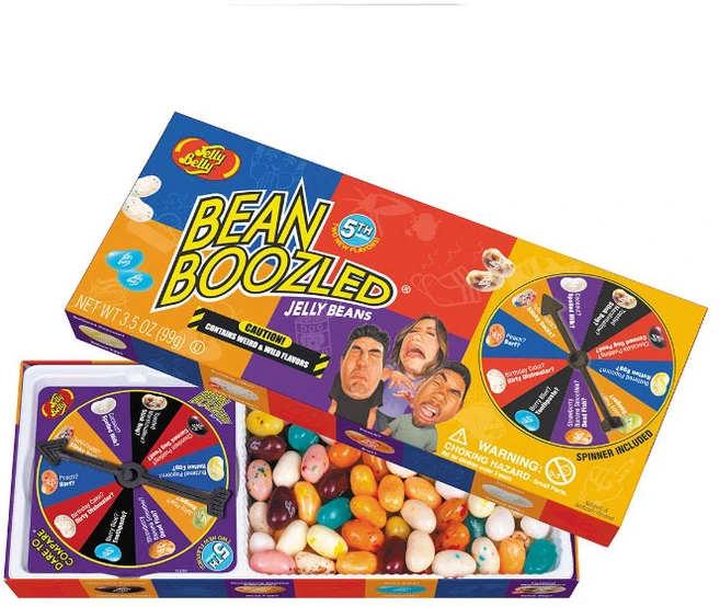 Jelly Belly 젤리 벨리 BeanBoozled 젤리빈 스피너 선물상자 3.5 oz(99g) 1팩, 빈부즐 스피너 3.5oz, 99g, 1개 - 쿠팡