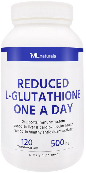 My Life [미국빠른직구] 마이라이프 내추럴스 Reduced L-글루타치온 원어데이 기타 아미노산, 1개, 120정