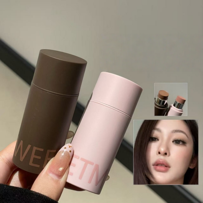 여성 메이크업 내추럴포에버 멀티스틱 발색 아이섀도 블러셔 립스틱 일체형 메이크업 스틱, 1개, 01 1개 02 1개