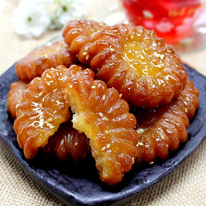 국내산 찹쌀 사용 35년 전통 수제약과 선물세트 한과 추석 설 찹쌀약과, 1박스, 350g