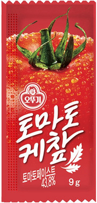 오뚜기 일회용 토마토케찹(오뚜기 소포장), 9g, 50개