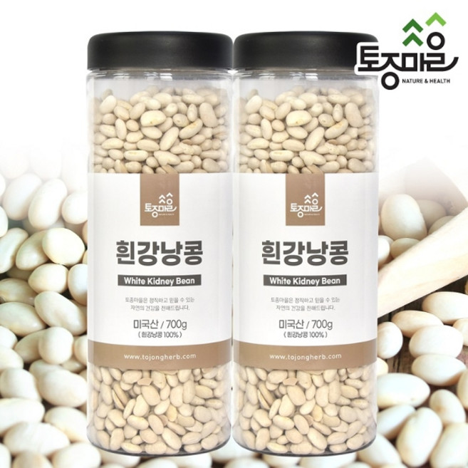 [토종마을] 흰강낭콩 700g_파세올라민, 2개
