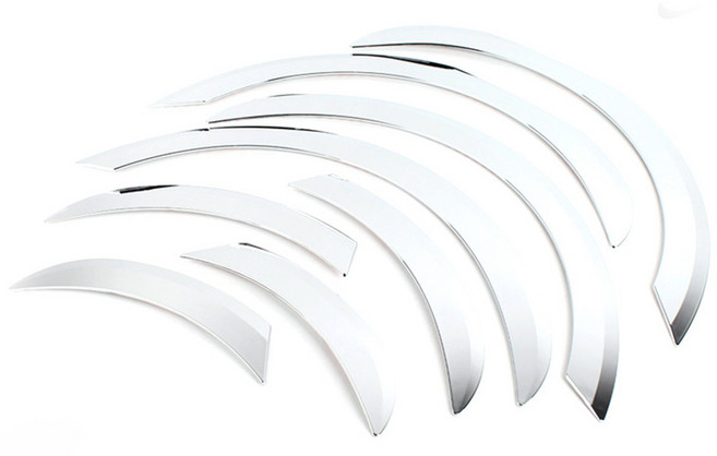 SAFE 크롬 자동차 휀다몰딩 현대 8p, 엑센트2011