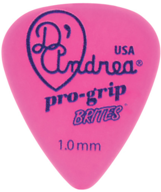 D’Andrea - Pro Grip Brite / 디 안드레아 피크 Heavy (1.00mm), 1개, Delrin, *