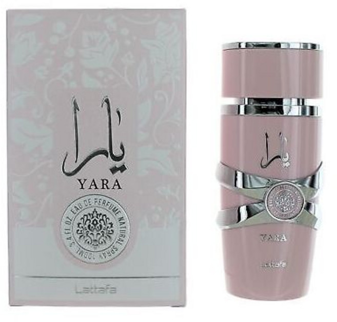 Yara by Lattafa 여성용 오드 향수 스프레이 3.4온스, 1개