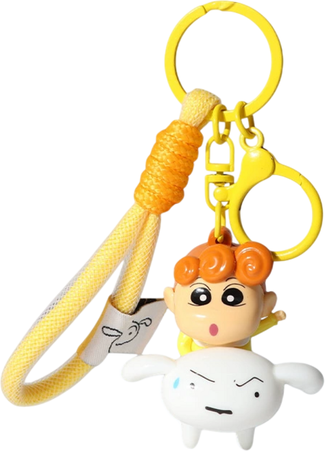 짱구는 못말려 정품 신차원 키링 열쇠고리, 흰둥이짱아