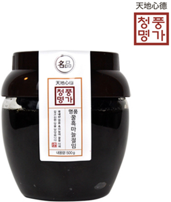 명품 꿀흑마늘절임 500g, 1개