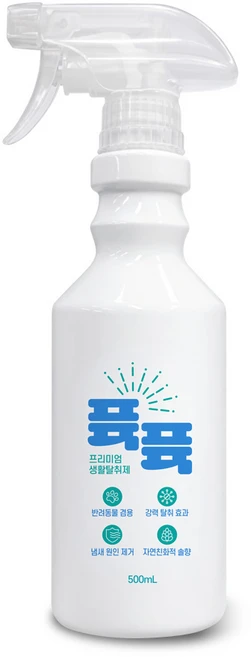 퓩퓩 식품첨가물 안전등급 탈취제 아이 반려동물 안심 생활용 냄새제거 스프레이 솔향 반려동물, 1개, 500ml - 쿠팡