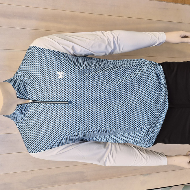 조르지오페리 몽크로스골프 NC울산점 남성 긴팔 쿨티셔츠 고급원단 화사한무늬 깔끔해보이는 남성골프원단대박상품