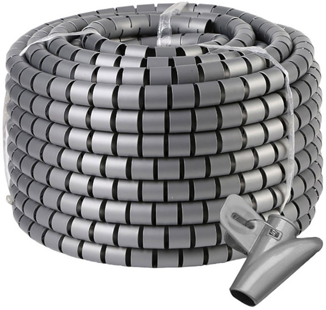 리빙준 케이블 전선 커버, 16mm 그레이, 1개