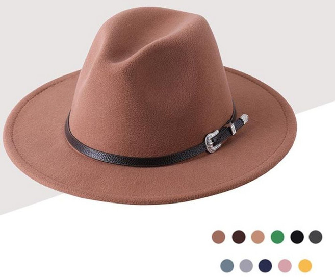 남자 여자 신사 중절모 페도라 모직 사파리모자 tjd+180Ik