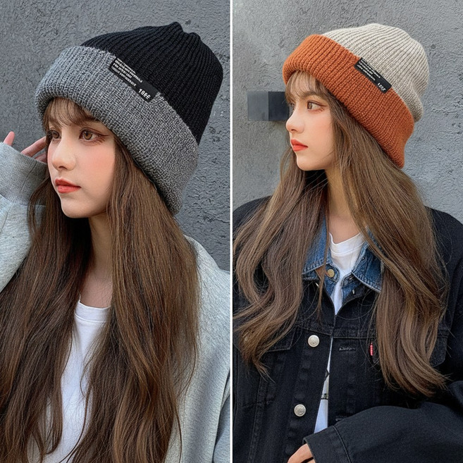 바니엘 투톤 양면 비니 5색상