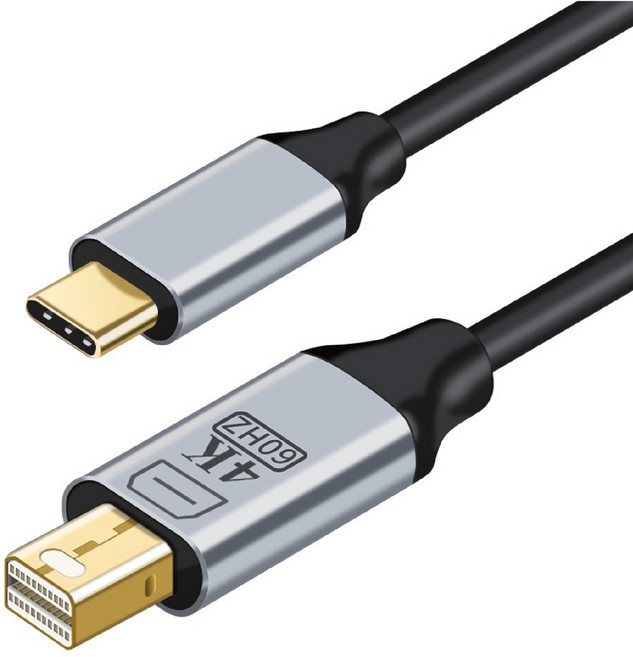 TYPE-C 轉接線 1.8M 公頭轉 DP/HDMI/MINI DP 轉換器 4K 60Hz, 1個, D10 C公轉mDP公轉接線1.8米