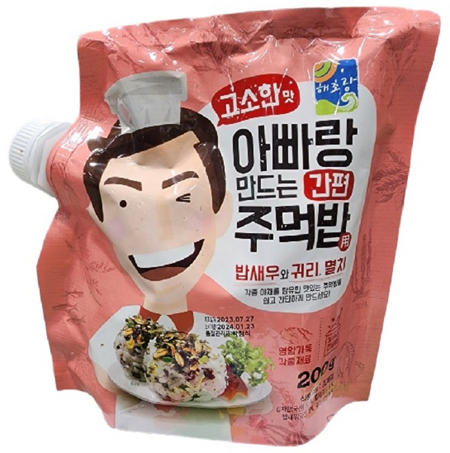 메이저유통 해초랑 아빠랑 만드는 간편 주먹밥(200g ), 1개, 200g