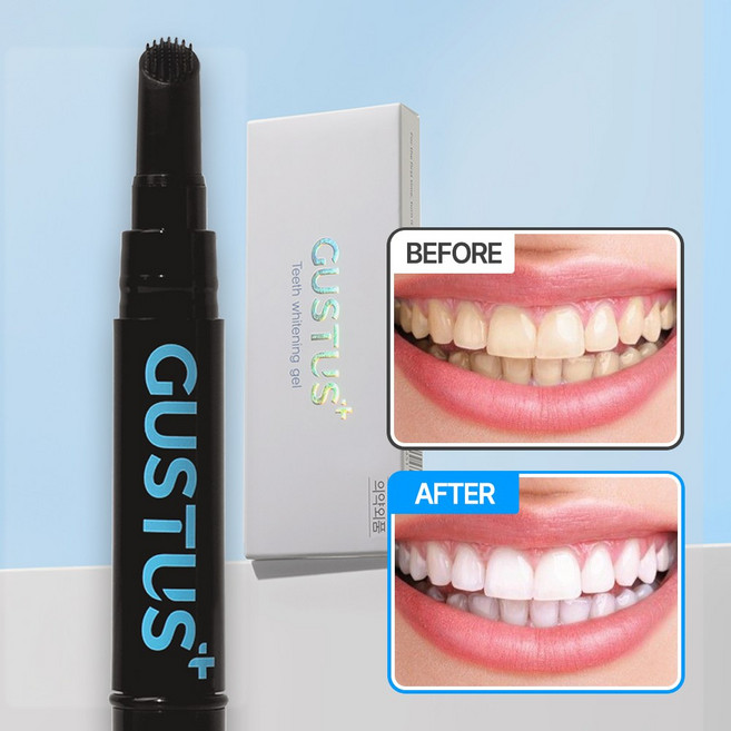구스투스 치아미백겔(과산화수소 35%) 셀프 치아미백 기계 미백기 화이트닝 겔, 4g, 1개