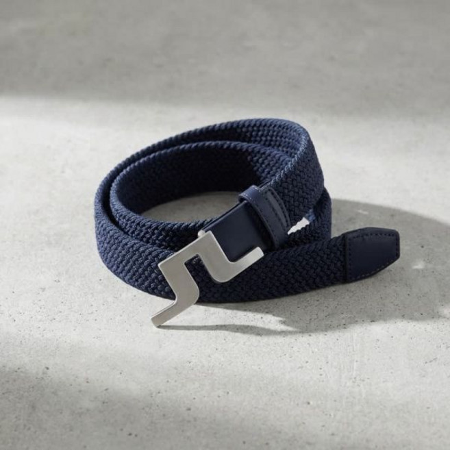 제이린드버그 Berry Elastic Belt GMAC13494-O319 남성 베리 엘라스틱 벨트, 95 (34~35 인치 권장), VINTAGE INDIGO