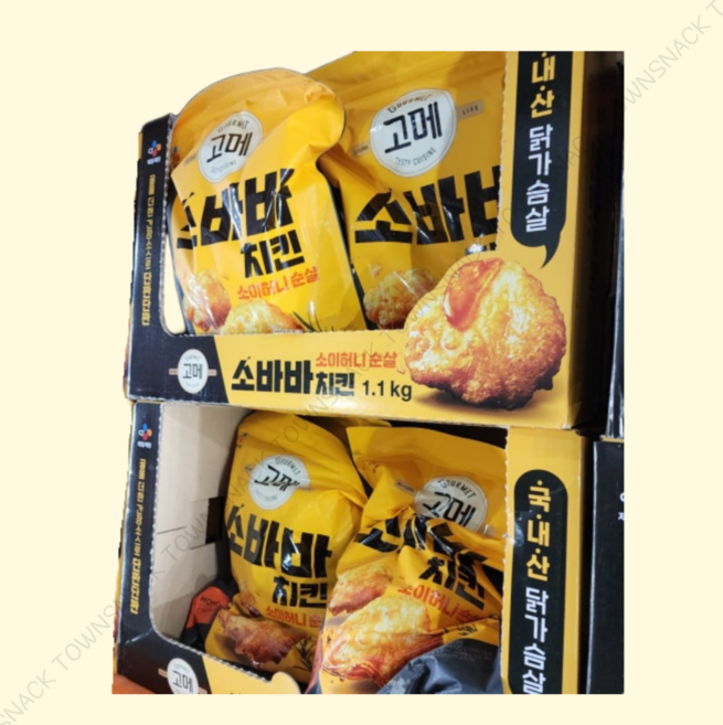 코스트코 고메 소바바치킨 소이허니순살 아이스포장, 1.1kg, 1개