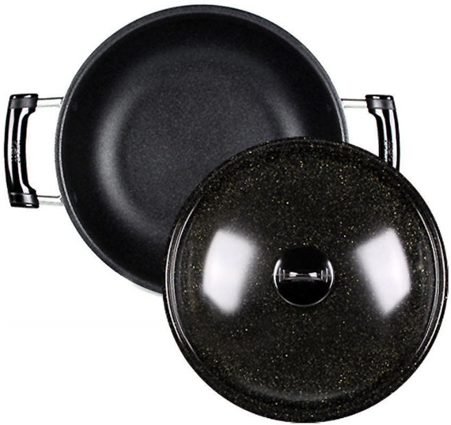 남선 영업용 튀김팬 일반프라이팬, 남선영업용 마블튀김팬42cm, 1개