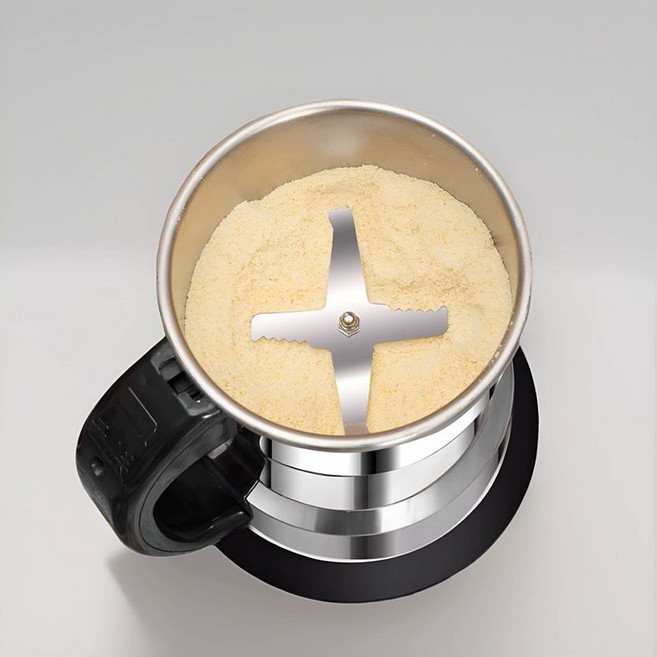 멸치 분쇄기 채분기 건식 고추 가루 양념 곡물 제분기 도토리 그라인더 분말 미숫가루 한약, 500g 연마기-3세트 칼브러시, 1ml