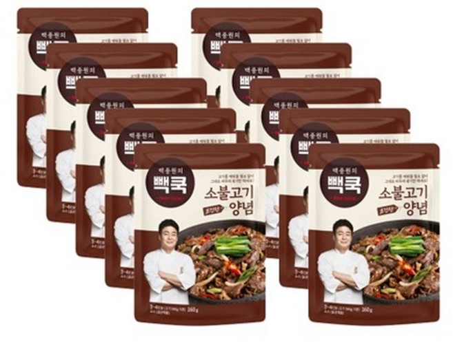 빽쿡의 소불고기양념, 160g