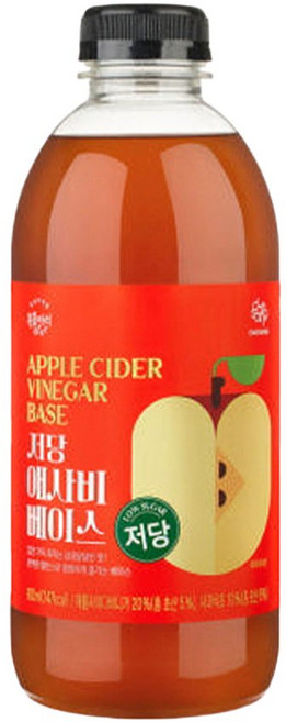 복음자리 저당 애사비 애플사이다비니거 사과초모식초 900ml, 1개