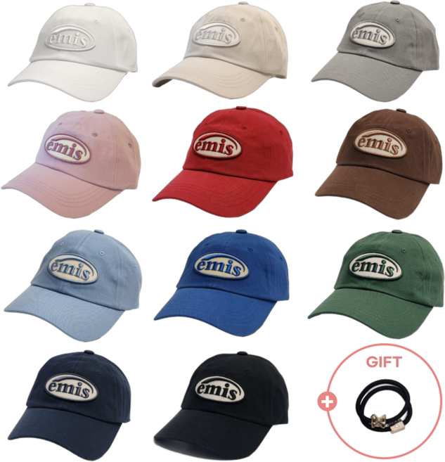 국내정품 이미스 톤온톤 와펜 볼캡 연예인 여자 남자 커플 캡 모자