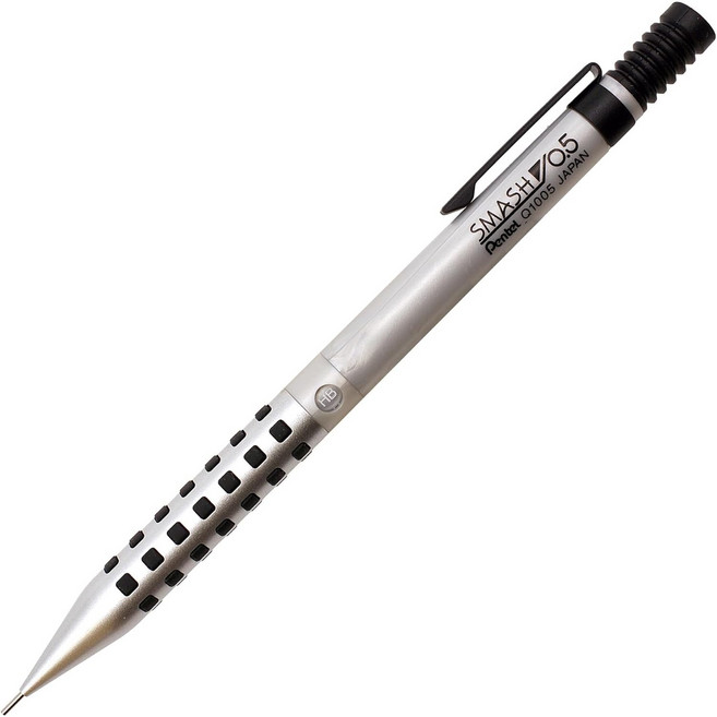 펜텔 스매쉬 키테라 한정판 샤프 0.5mm, 재팬 실버