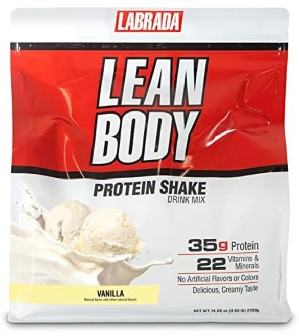 라브라다뉴트리션 린 바디 밀 리플레이스먼트 쉐이크 바닐라, 1개, 2.1kg - 쿠팡