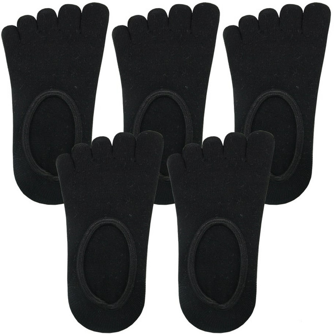 히트잇 여성용 프리미엄 무지발가락덧신 5켤레