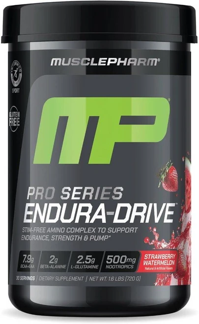 머슬팜 프로시리즈 엔듀라 드라이브 파우더 딸기 수박맛 Endura-Drive 720g, 1개 - 쿠팡