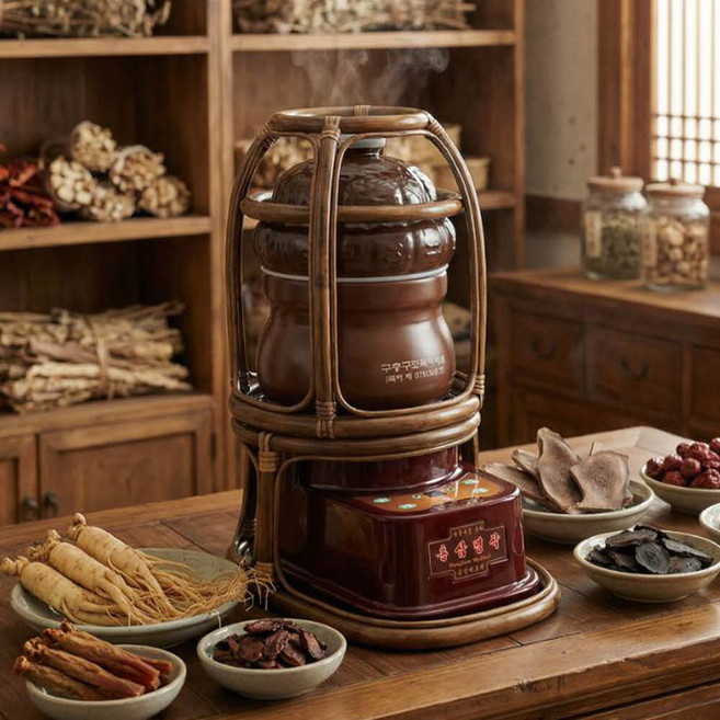 [사포닌1위]국내제조 가정용 발효 홍삼제조기 약탕기 건강보감 사포닌1위 홍삼명작 경옥고 제조기 7리터 대용량 수비드 음성안내 한약 경옥고 과일즙 청국장 요구르트 홍삼메디컬, 홍삼명작(SSH-3308)