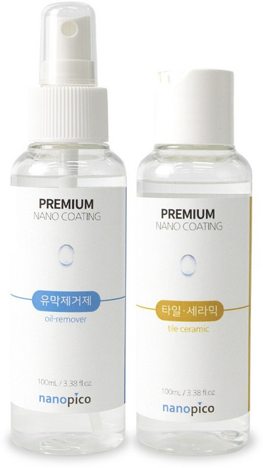 나노피코 세면대 타일 코팅패키지 줄눈타일 물때 제거 방지 셀프세트, 1개