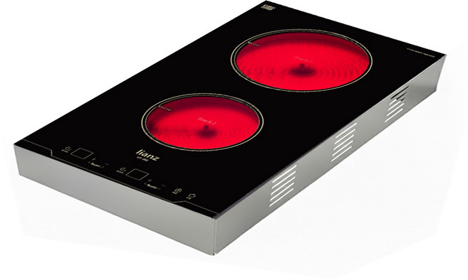 리안츠 2구 LH-202+케이스 2구 하이라이트 이동형 전기렌지 원룸 오피스텔 가정용 이동형 케이스 프리스탠딩 캠핑 고시원 글램핑 사무실, 웰치 2구 하이라이트 + 실버케이스(7cm)