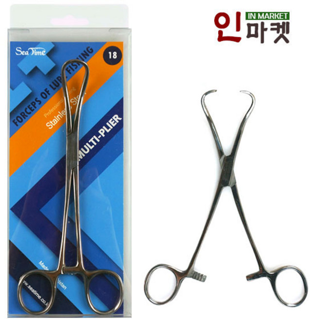 씨타임 원형포셉 18cm 포셉 바늘빼기, 1개