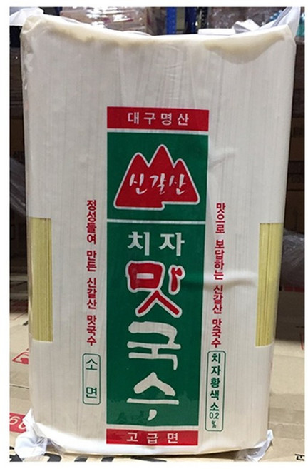 대용량 치자소면 건면 3kg 업소용 벌크 잔치국수 사리, 1개